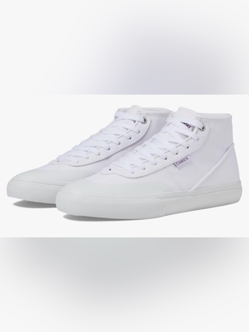 Emerica White Men's High-Top Skate Sneakers